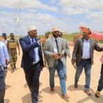 Wasiir Kuxigeenka Maaliyadda Dowladda Puntland oo safar shaqo ku tagay magaalada Gaalkacyo[Sawirro]