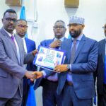 Madaxda Cusub ee Wasaaradda Maaliyadda Dowladda Puntland oo xilka la wareegay[Sawirro]