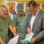 Wasiir Kuxigeenka Wasaaradda Maaliyadda Dowladda Puntland oo Kormeer shaqo ku tagay xarunta Wasaaradda ee Badhan(Sawirro)